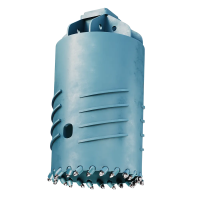 Колонковый бур 500 мм скальный/приварной