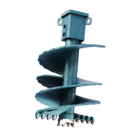 Шнек скальный двухзаходный 1100